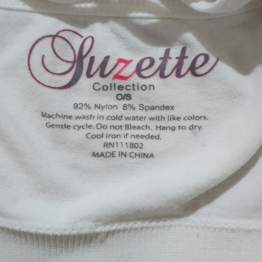 Luzette Collection bralette size 0/S,92%nylon,8%spandex